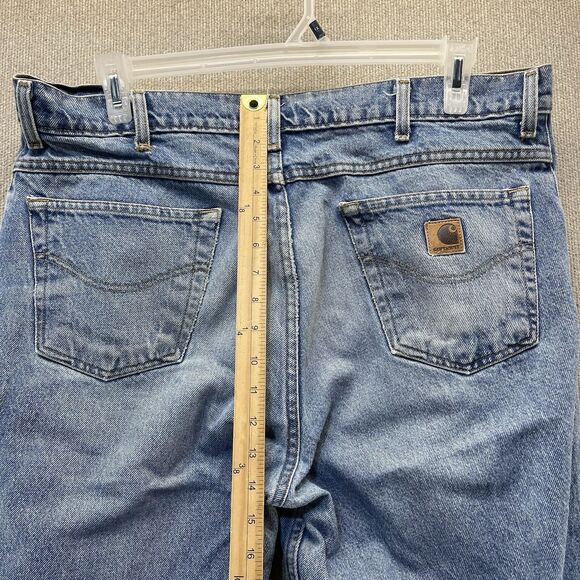 Carhartt B17 DST Relaxed Fit Straight Leg Jeans Men’s 38x36 Distressed Work - Picture 6 of 13